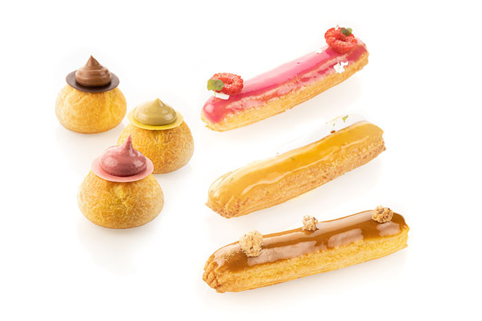 Silikonová podložka perforovaná Éclair & choux oboustranná